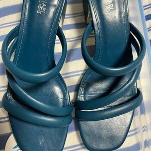 Michael Kors blue Strappy Heels